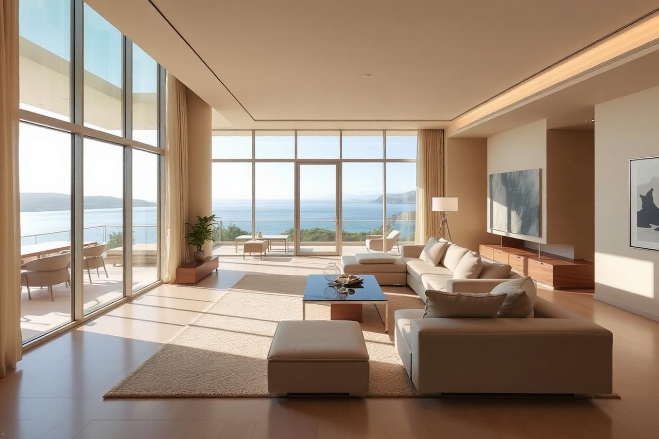 Interior de una propiedad de lujo en la Costa del Sol